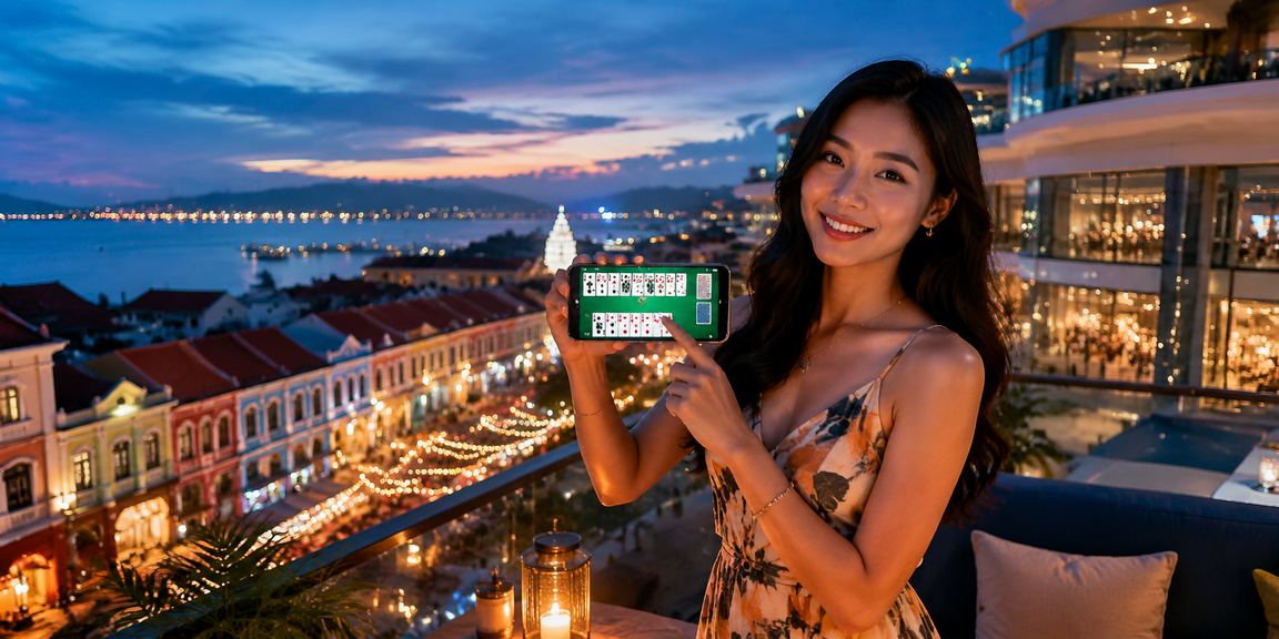 Paparan aplikasi maya cph2641 di telefon pintar pengguna di Penang
